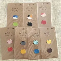 ねこたまワッペン7種セット　猫　アイロンワッペン