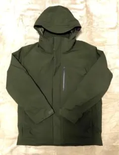 ユニクロ UNIQLO ハイブリッドダウンパーカー XL オリーブ