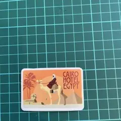 【B030】防水ステッカー　トラベル　エジプト　カイロ　Egypt