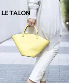 ベンケーシー様専用☆【極美品】LE TALONイエローミニトートショルダーバッグのサムネイル