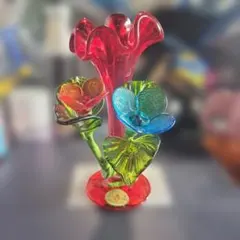 琉球ガラス　花瓶