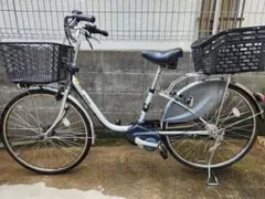 熊本市引取り限定 電動アシスト自転車 2バスケット付き - メルカリ