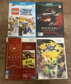 Wii、Wii Uソフト4本セット