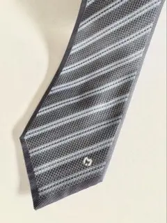 未使用 mila schon ミラショーン レジメンタル ネクタイ イタリア製