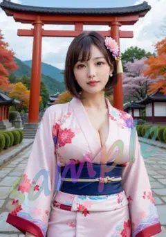 OGY057【1点物】A4ポスター AI 写真 リアル 美女 グラビア 彼女
