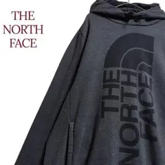 【即完売品】ザノースフェイスパーカースウェット　ビッグロゴ　メンズM古着