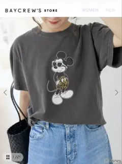 スピックアンドスパン GOOD ROCK SPEED 別注 ミッキー Tシャツ