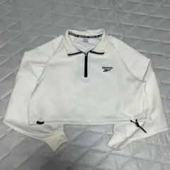 Reebok 別注　裾ドロスト ハーフジップ　リーボック VIS スウェット