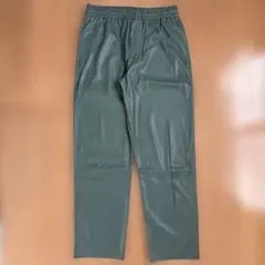 「大幅値下げ」ZARA グリーン 合皮長ズボン　US Mサイズ