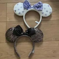 ミッキー耳カチューシャ2個セット