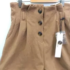 【Heather】 ヘザー キャメル ショートパンツ 未使用タグ付き Mサイズ
