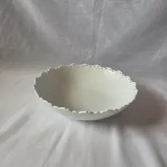 ロイヤルコペンハーゲンホワイトフルーテッド フルレース ボウル 28cm
