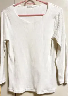 GLACIER ホワイト Vネック Tシャツ M