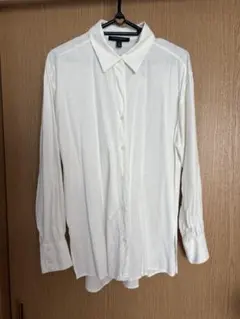 BANANA REPUBLIC ホワイト長袖シャツ M