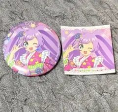 プリパラ】らぁらいっぱい！2缶バッジ 真中らぁら&ジュルル 缶バッジ