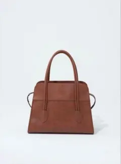 sheer 88 SR ブラウン ハンドバッグ　ボストンバッグのサムネイル