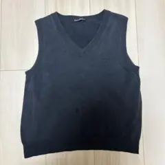 ファミリア　ネイビー　ニットベスト120