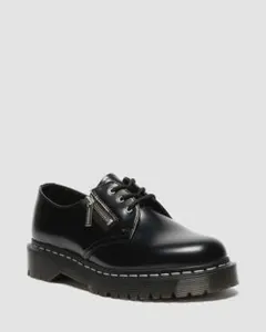 【美品】ジップ付き3ホール Dr.Martens◆BEX ホワイトステッチ
