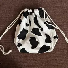 ハンドメイド巾着　23×25マチ10cm