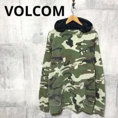 VOLCOM ボルコム メンズ カモフラスウェットパーカー L