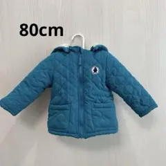 フード付きキルティングジャケット コート　 サイズ80 cm