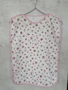 ミキハウス　薄手　スリーパー　花柄　ピンク