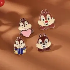 チップとデール ピンバッジ 4個セットのサムネイル