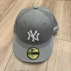 New Era 59FIFTY グレー キャップ 7 3/8