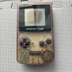 【ジャンク品】 ゲームボーイカラー本体クリアパープル