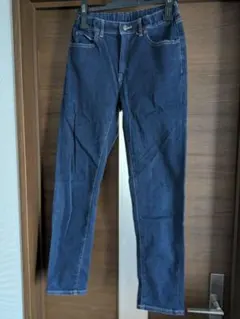 ユニクロ ストレッチ スリムパンツ デニムパンツ 160cm