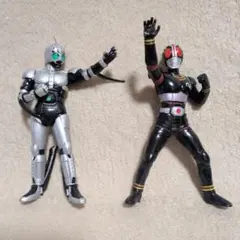 仮面ライダーBLACK ・シャドウムーンの2体セット（約12センチ）のサムネイル