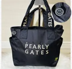 美品】 パーリーゲイツ カートバッグ トートバック ゴルフ 英字