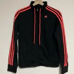adidas アディダス ジャージ 上下 ブラック ピンク セットアップ L
