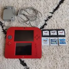 Nintendo　ニンテンドー　2DS 本体、ソフトセット バッテリー良好