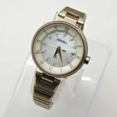 SEIKO ルキア1B22-0AR0 レディース 10Pストーン 稼働品のサムネイル