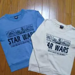 キッズ　スター・ウォーズ　トレーナー　2枚セット