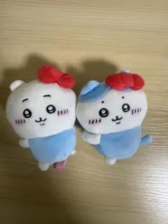 ちいかわ×サンリオキャラクターズ ちいかわ、ハチワレ(キティ)2体セット