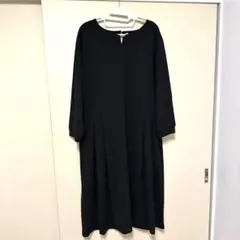 vanilla studio バニラ スタジオ 3L 長袖 ワンピース ブラック