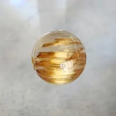 高品質 タイチン ルチル クォーツ 粒売り 約8mm 206i