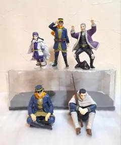 ゴールデンカムイ 尾形百之助 杉元佐一 白石由竹 アシリパ フィギュア 5体