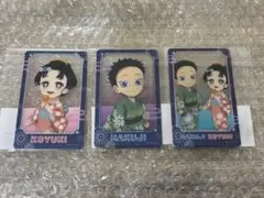 鬼滅の刃　狛治と恋雪　WEBSHOPくじ 花火大会　アクリルクリアカード　3種