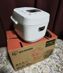【数回使用】IRIS OHYAMA 炊飯器 RC-ME30-Wのサムネイル