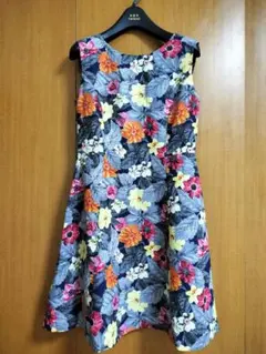 univerval muse ジャガード上品ワンピース