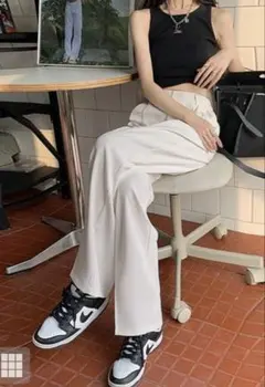 grl オフホワイト スラックス サイズS