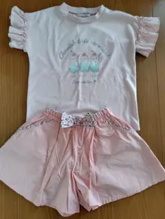 女の子用Tシャツ&ショートパンツ 120cm まとめ売り