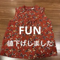 FUN 花柄ノースリーブチュニックのサムネイル