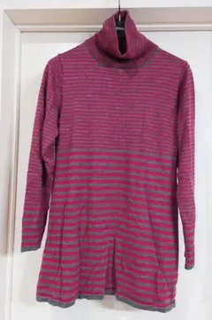 Calabaza カラバサ セーター チュニック ハイネック タートルネック