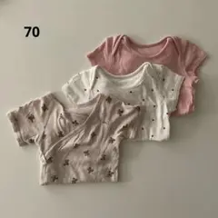 プティマイン　アプレレクール　ロンパース　3枚セット