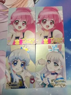 プリキュア ウエハース11 キュアニャミー HR その他4枚セット
