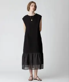 allureville リーフ プリント ターン アップ タック ワンピース - メルカリ